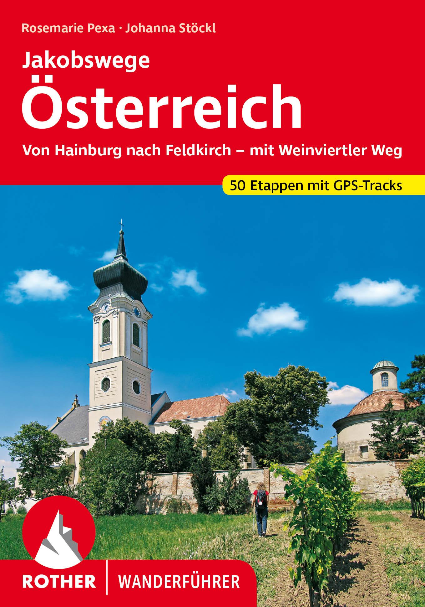 Vorderes Coverbild Jakobswege Österreich