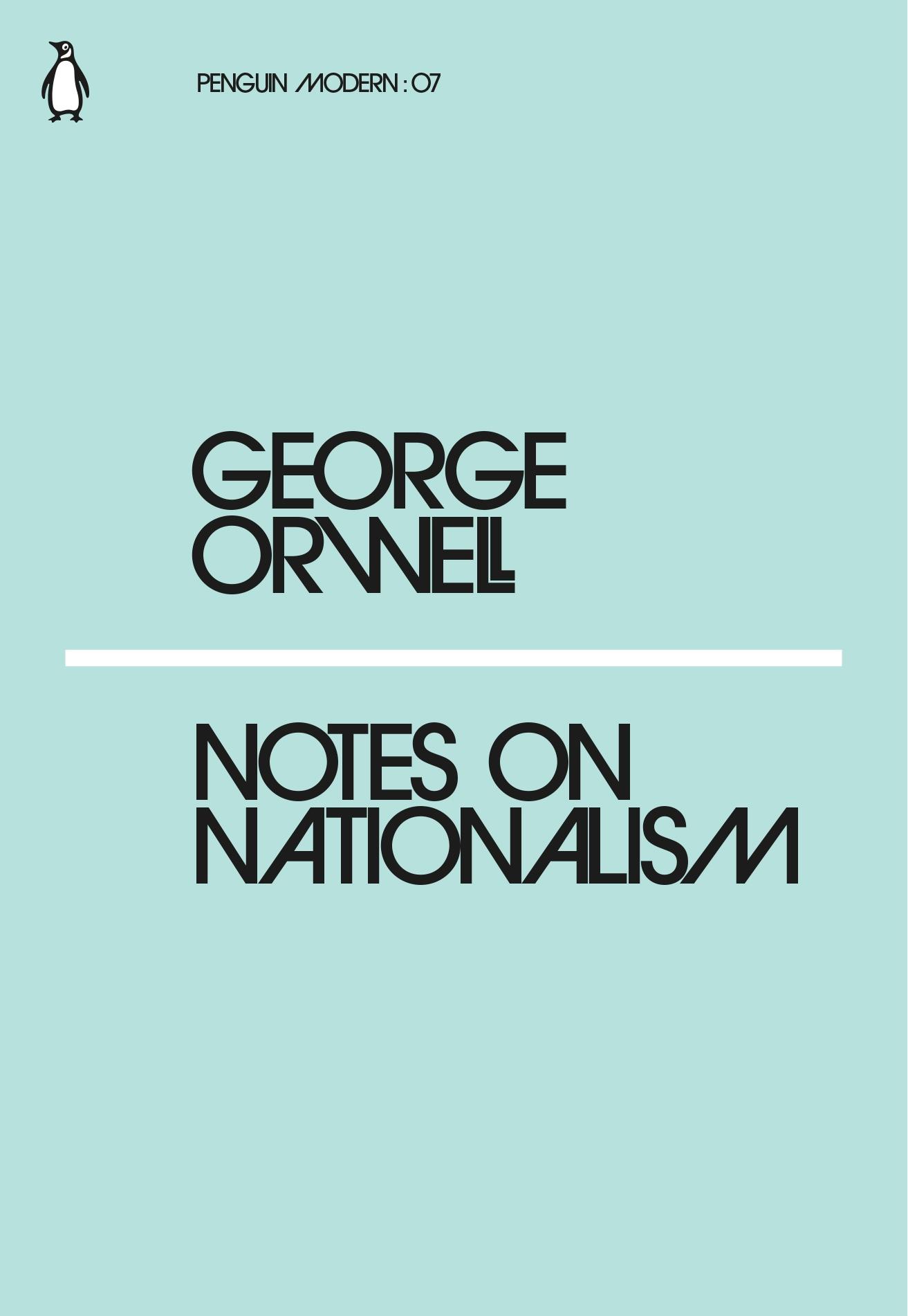Vorderes Coverbild Notes on Nationalism