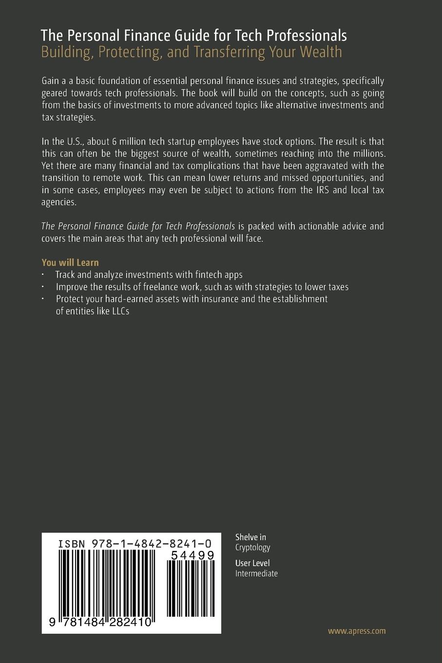 Rückseitencover The Personal Finance Guide for Tech Professionals