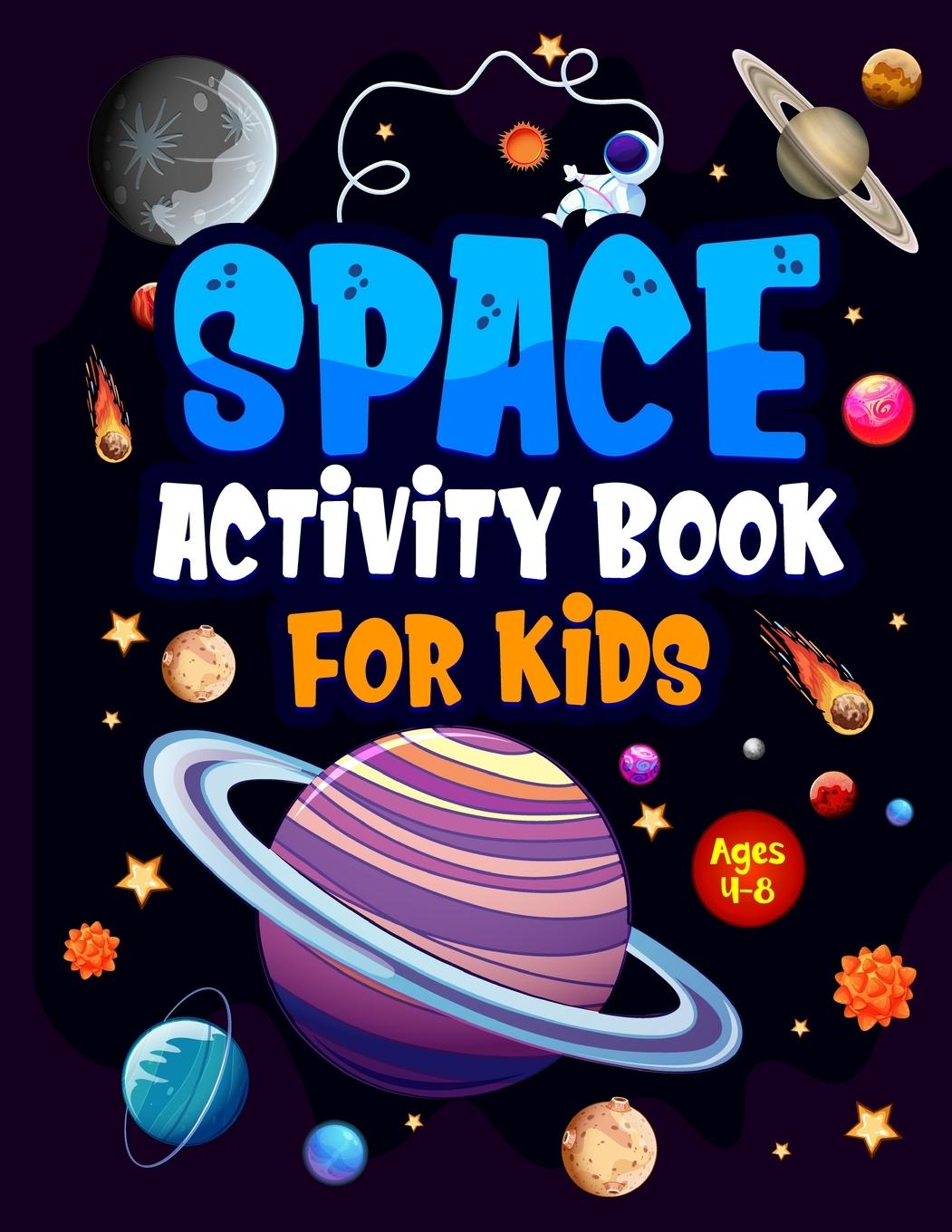 Vorderes Coverbild Space Activity Book for Kids ages 4-8