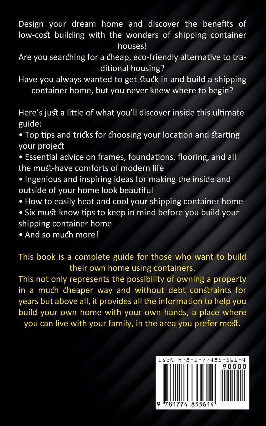 Rückseitencover Shipping Container Homes