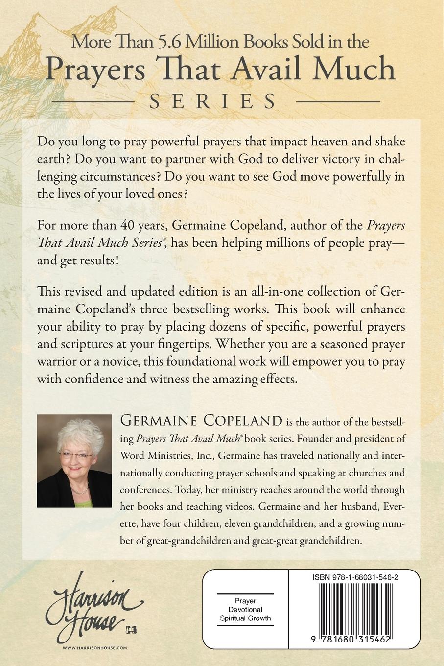 Rückseitencover Prayers that Avail Much 40th Anniversary