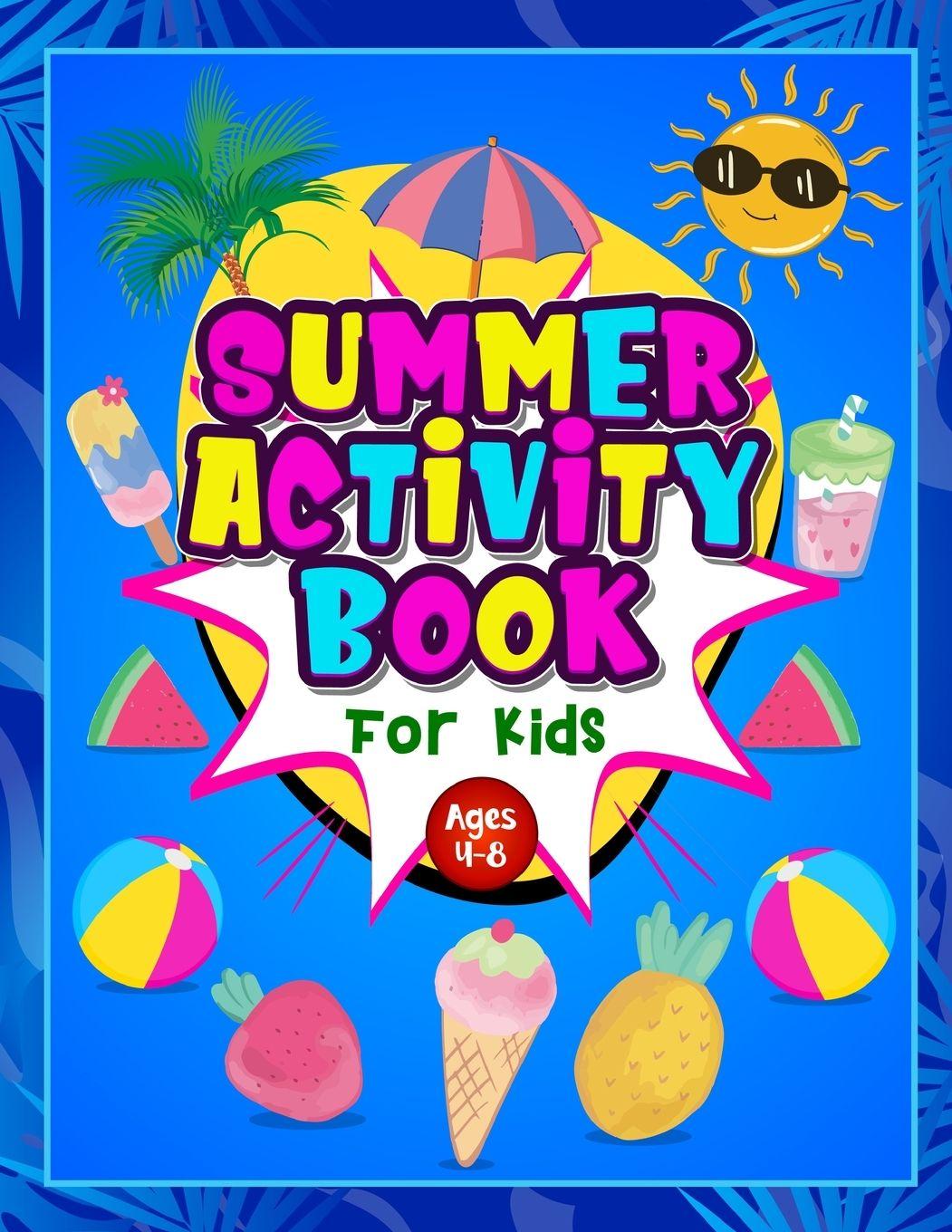 Vorderes Coverbild Summer Activity Book for Kids ages 4-8