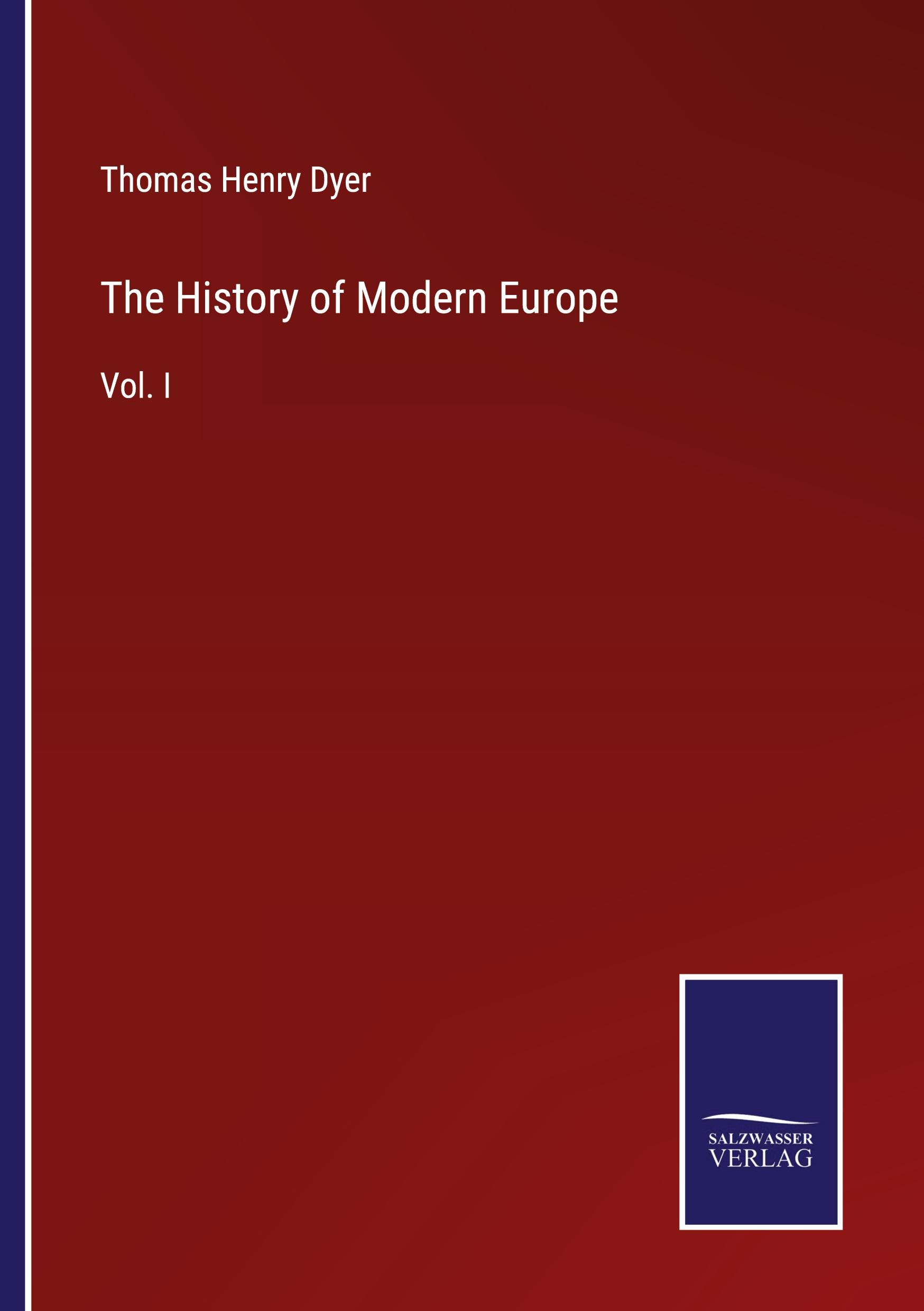 Vorderes Coverbild The History of Modern Europe