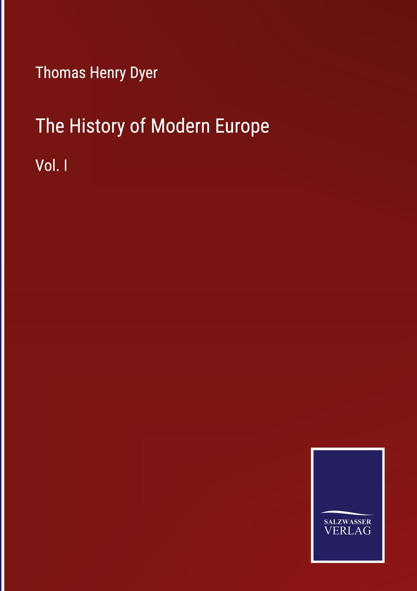 Vorderes Coverbild The History of Modern Europe