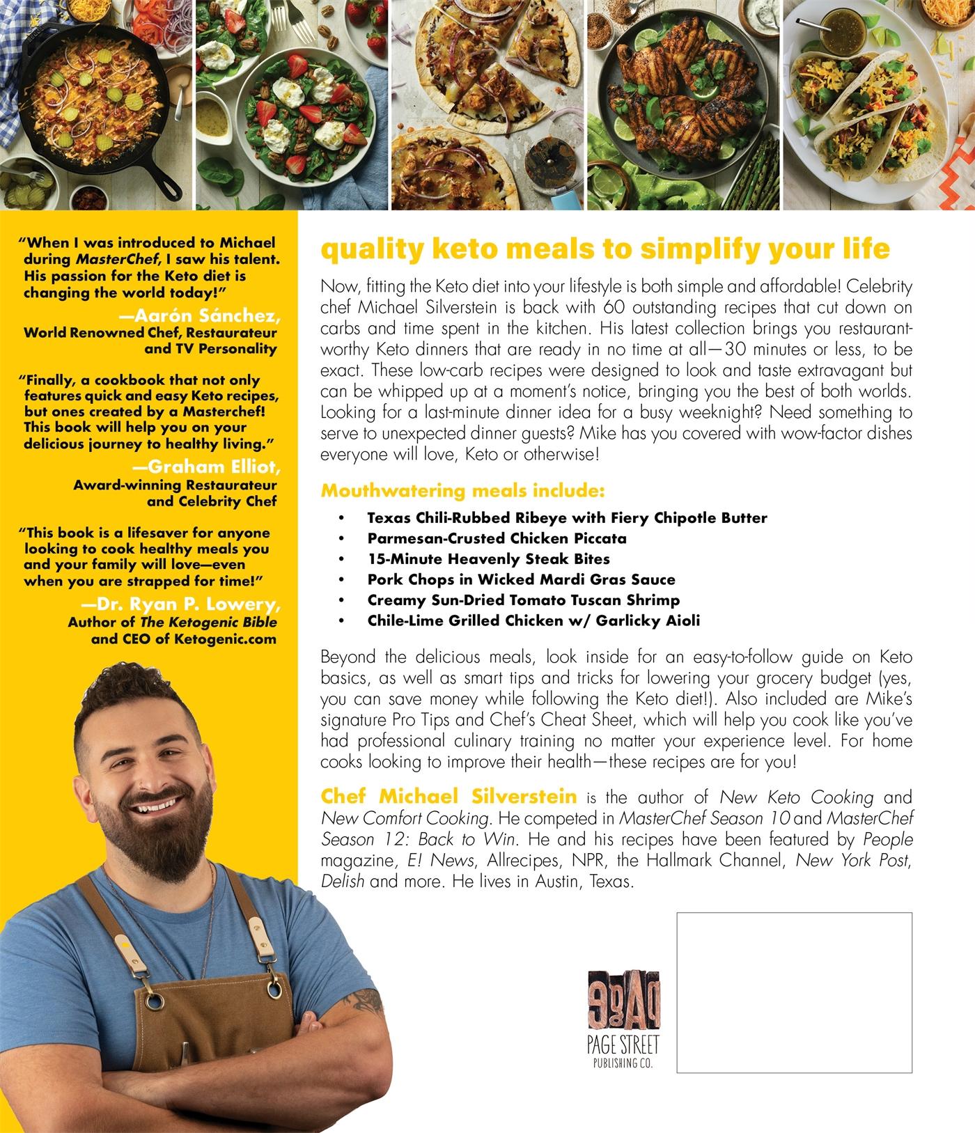 Rückseitencover New Keto: Dinner in 30