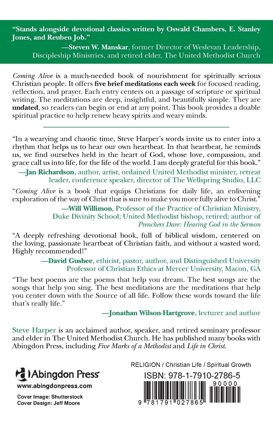 Rückseitencover Coming Alive