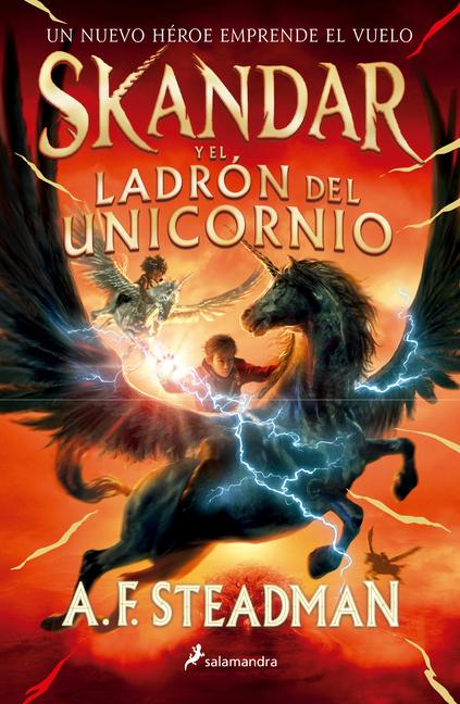 Vorderes Coverbild Skandar Y El Ladrón de Unicornios/ Skandar and the Unicorn Thief
