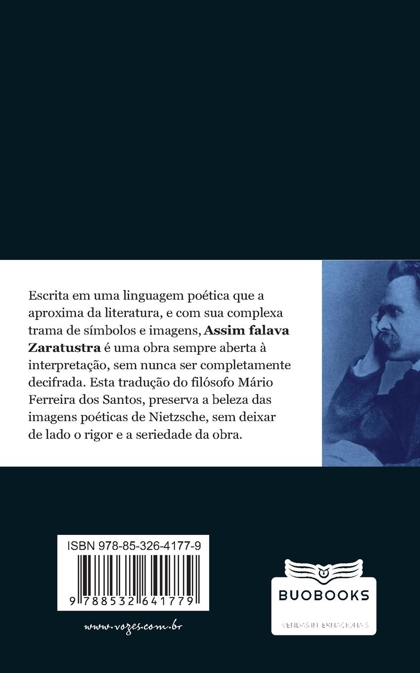 Rückseitencover Assim falava Zaratustra