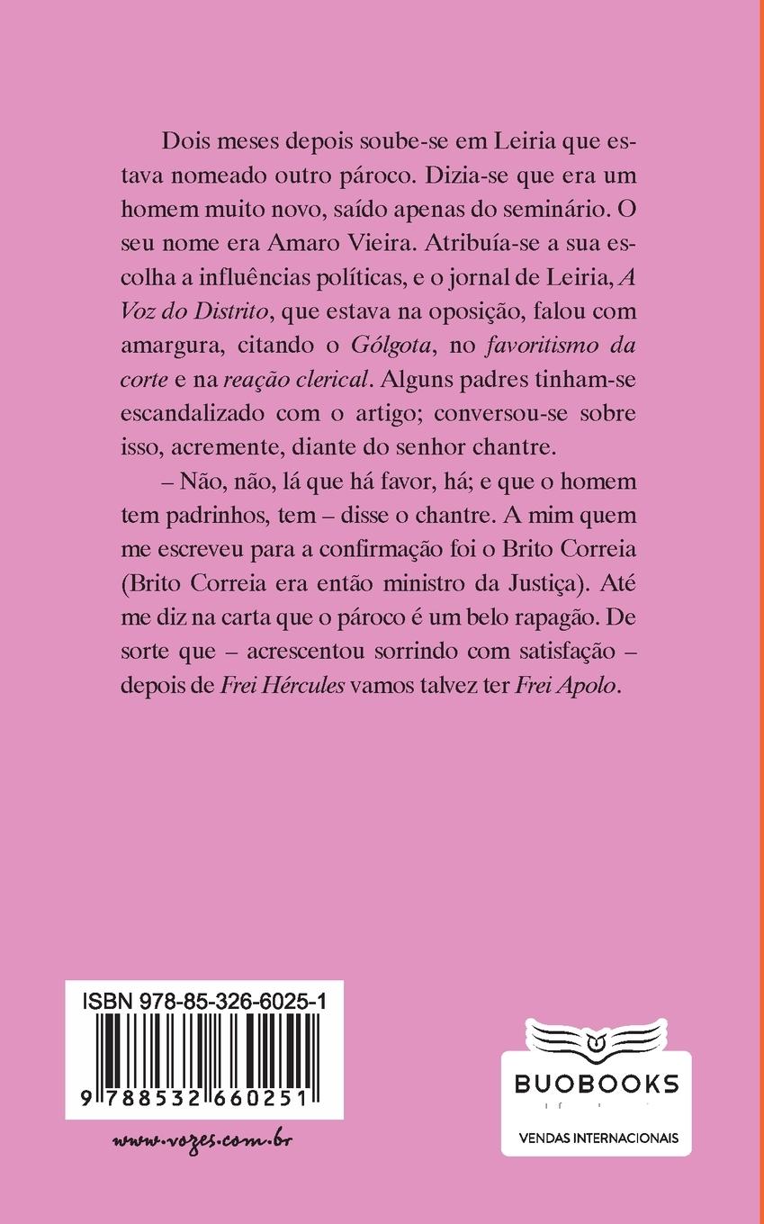 Rückseitencover O crime do Padre Amaro