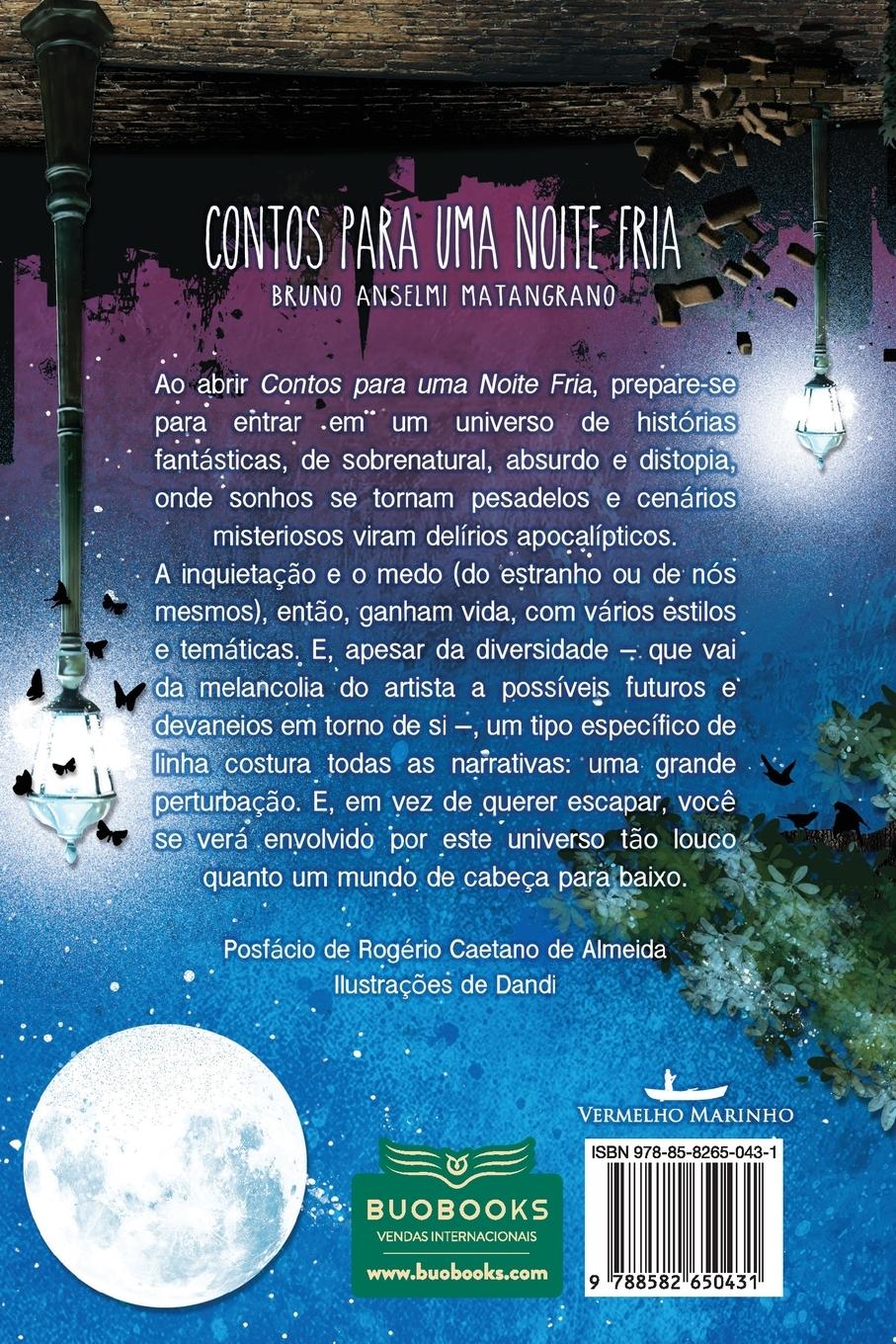 Rückseitencover Contos para uma noite fria