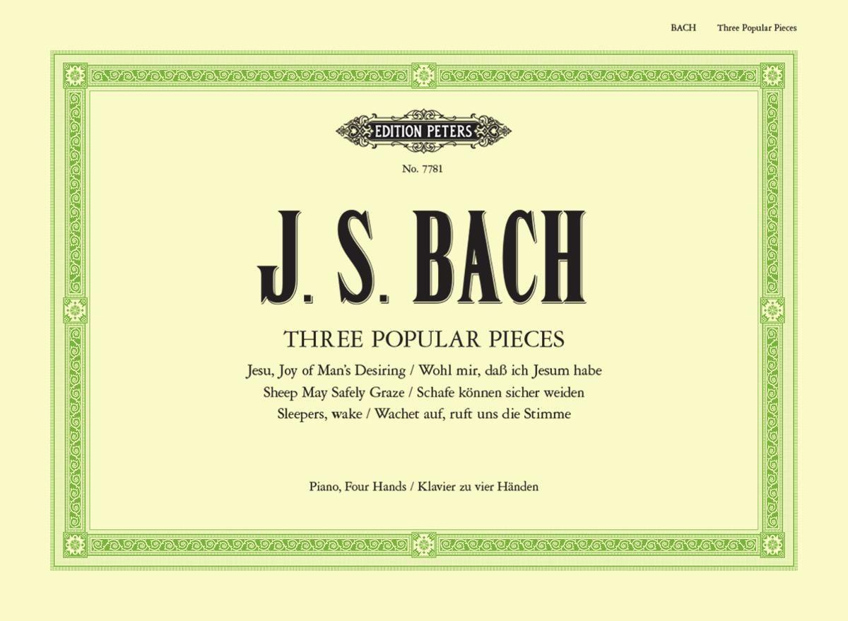Vorderes Coverbild 3 Popular Pieces from Cantatas BWV 140, 147, 208