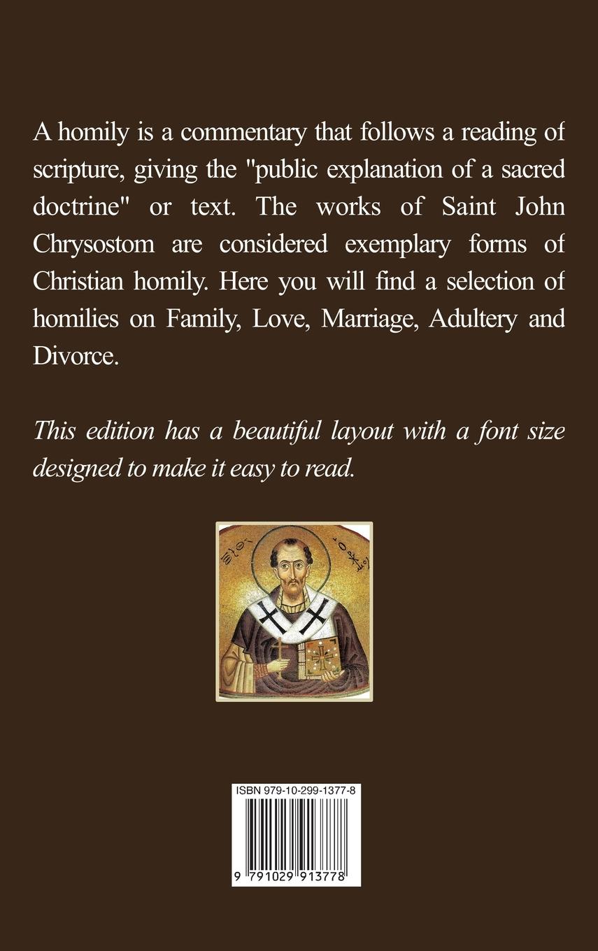 Rückseitencover Selected Homilies on Family, Love, Marriage, Adultery and Divorce