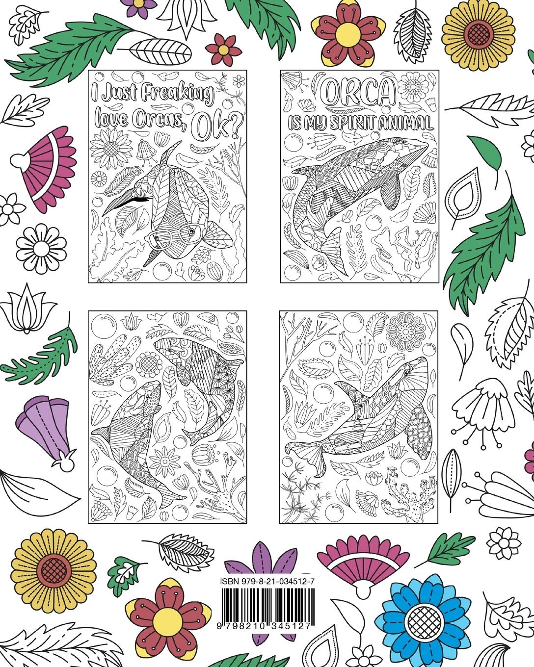 Rückseitencover Orca Coloring Book