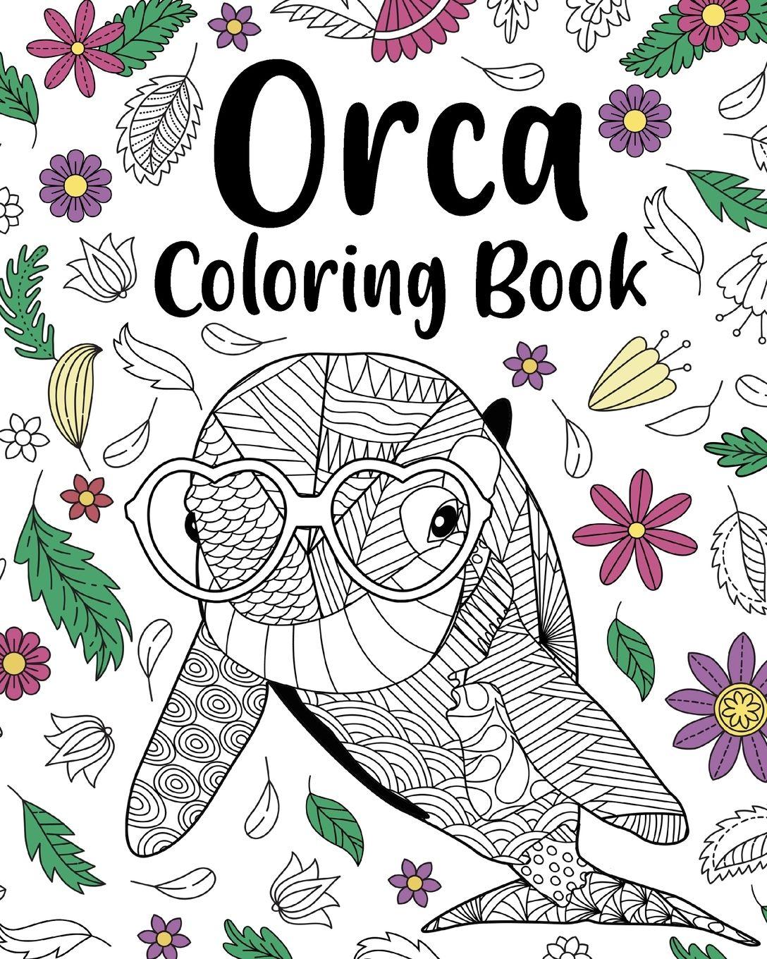 Vorderes Coverbild Orca Coloring Book