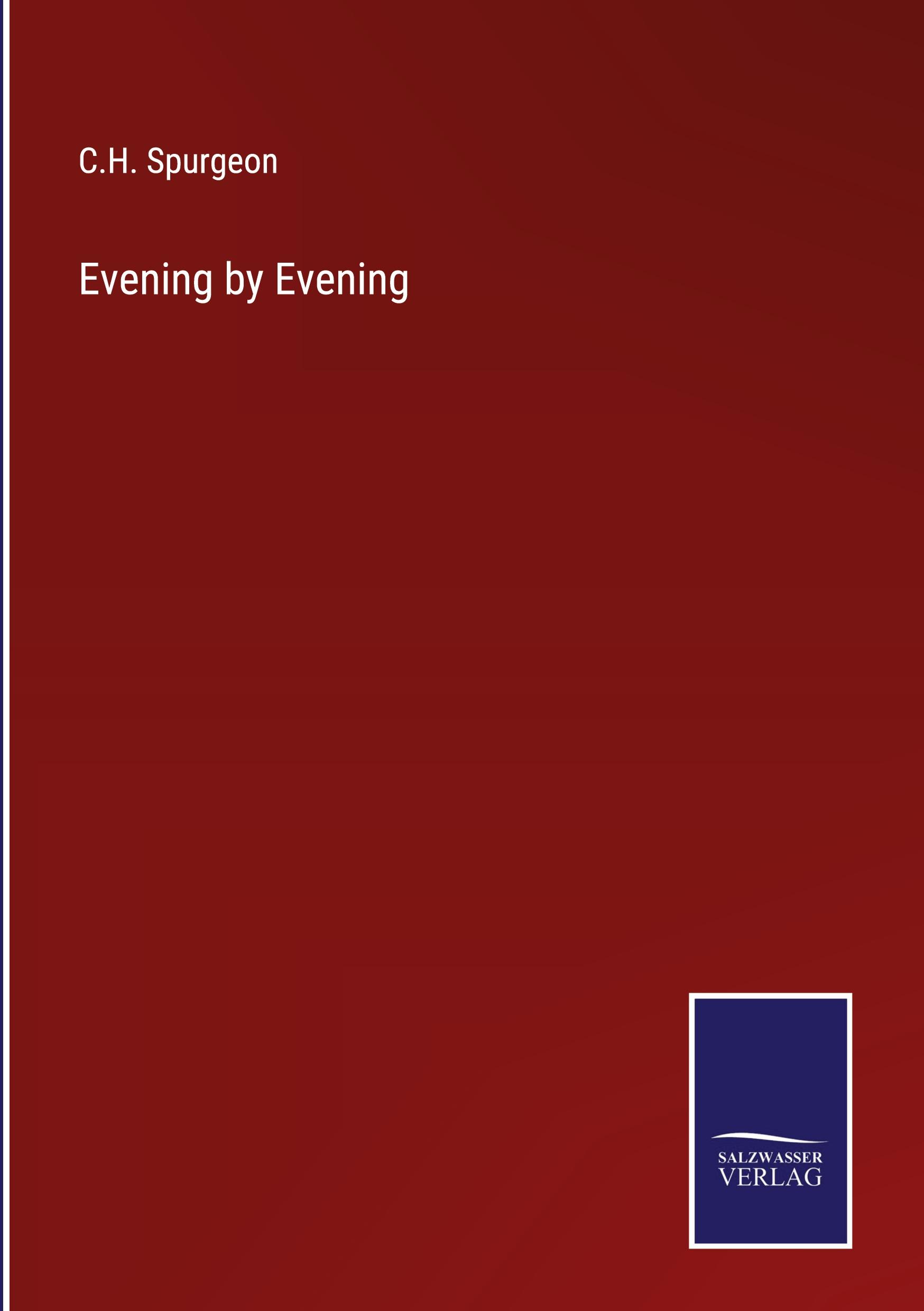 Vorderes Coverbild Evening by Evening