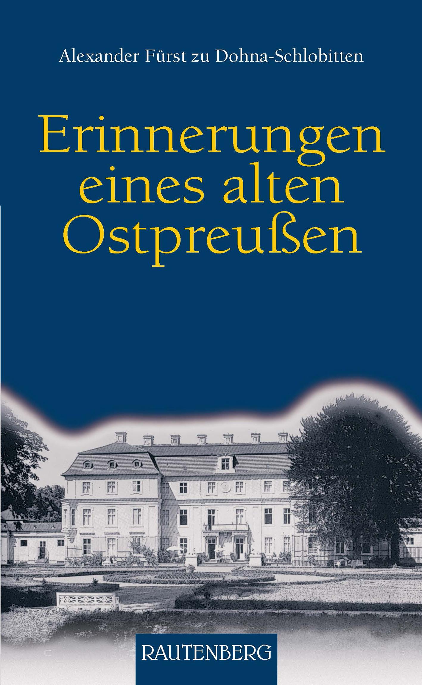 Vorderes Coverbild Erinnerungen  eines alten Ostpreussen