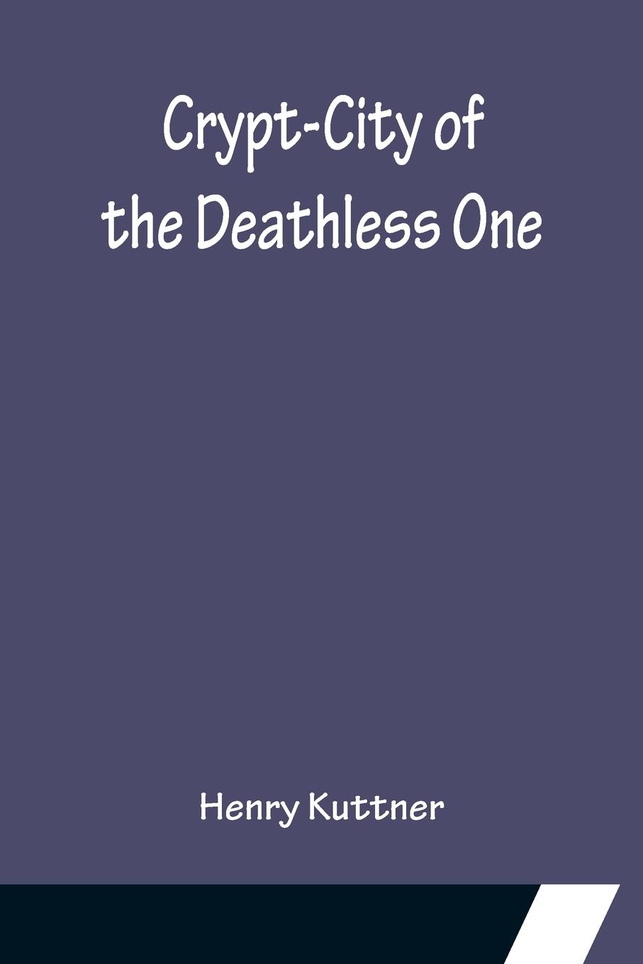 Vorderes Coverbild Crypt-City of the Deathless One