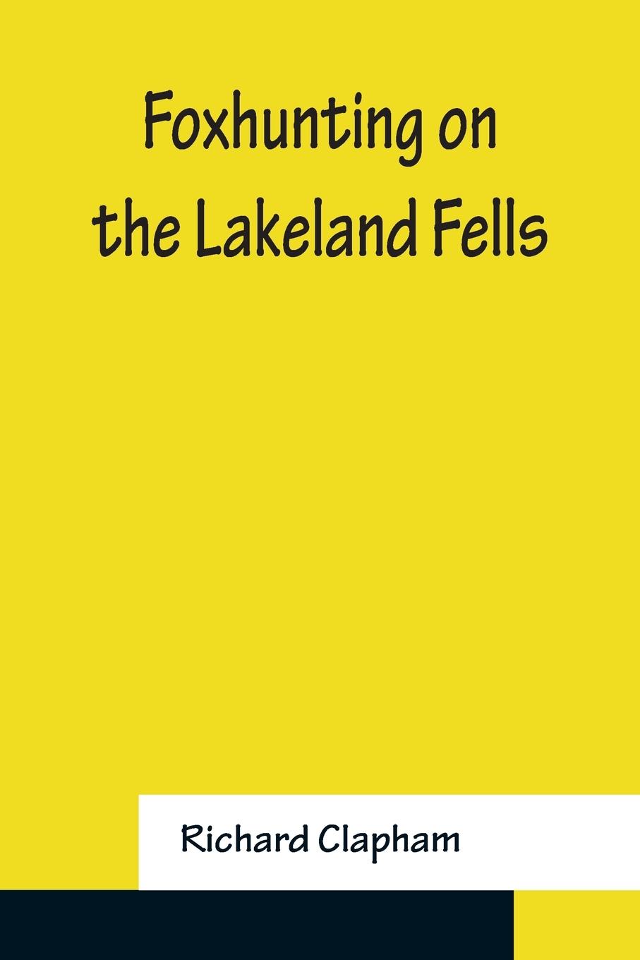 Vorderes Coverbild Foxhunting on the Lakeland Fells