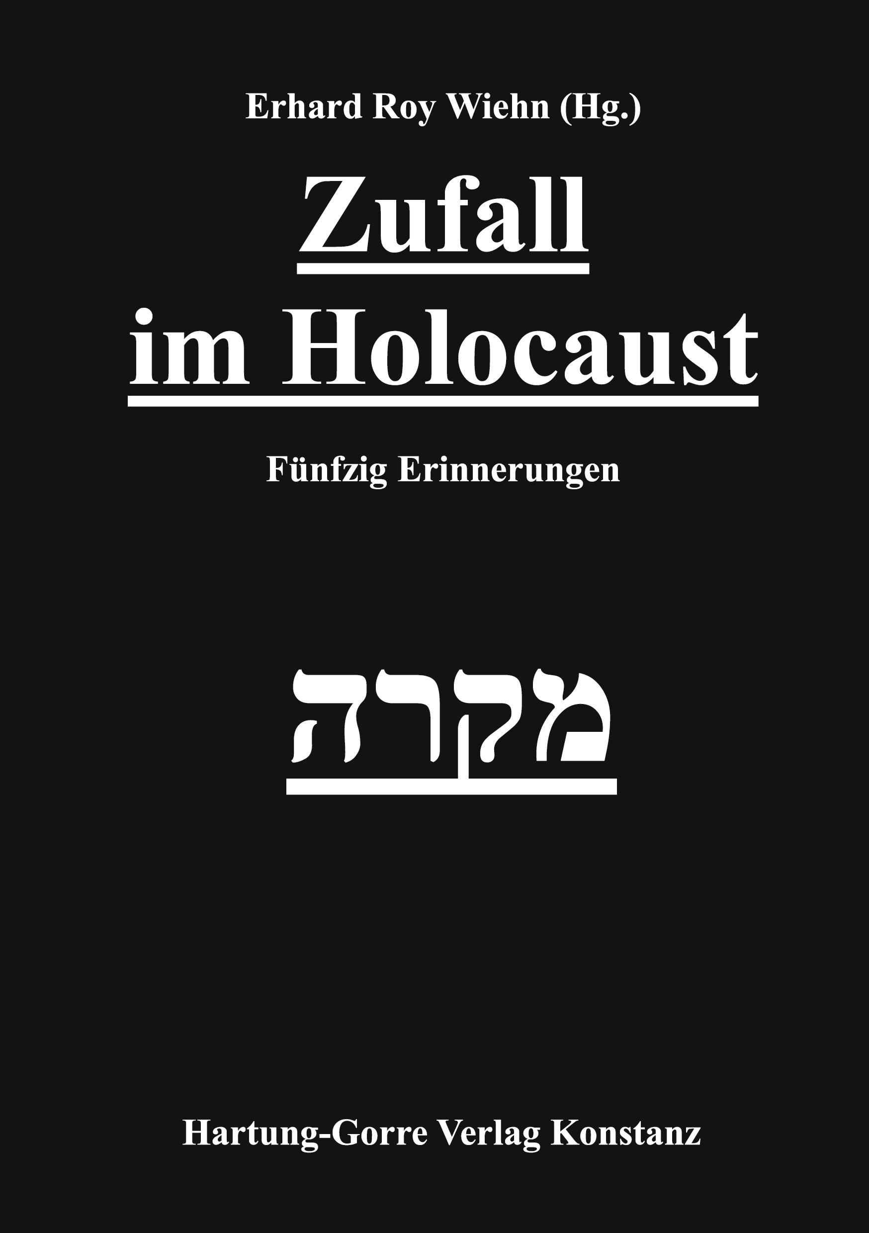 Vorderes Coverbild Zufall im Holocaust