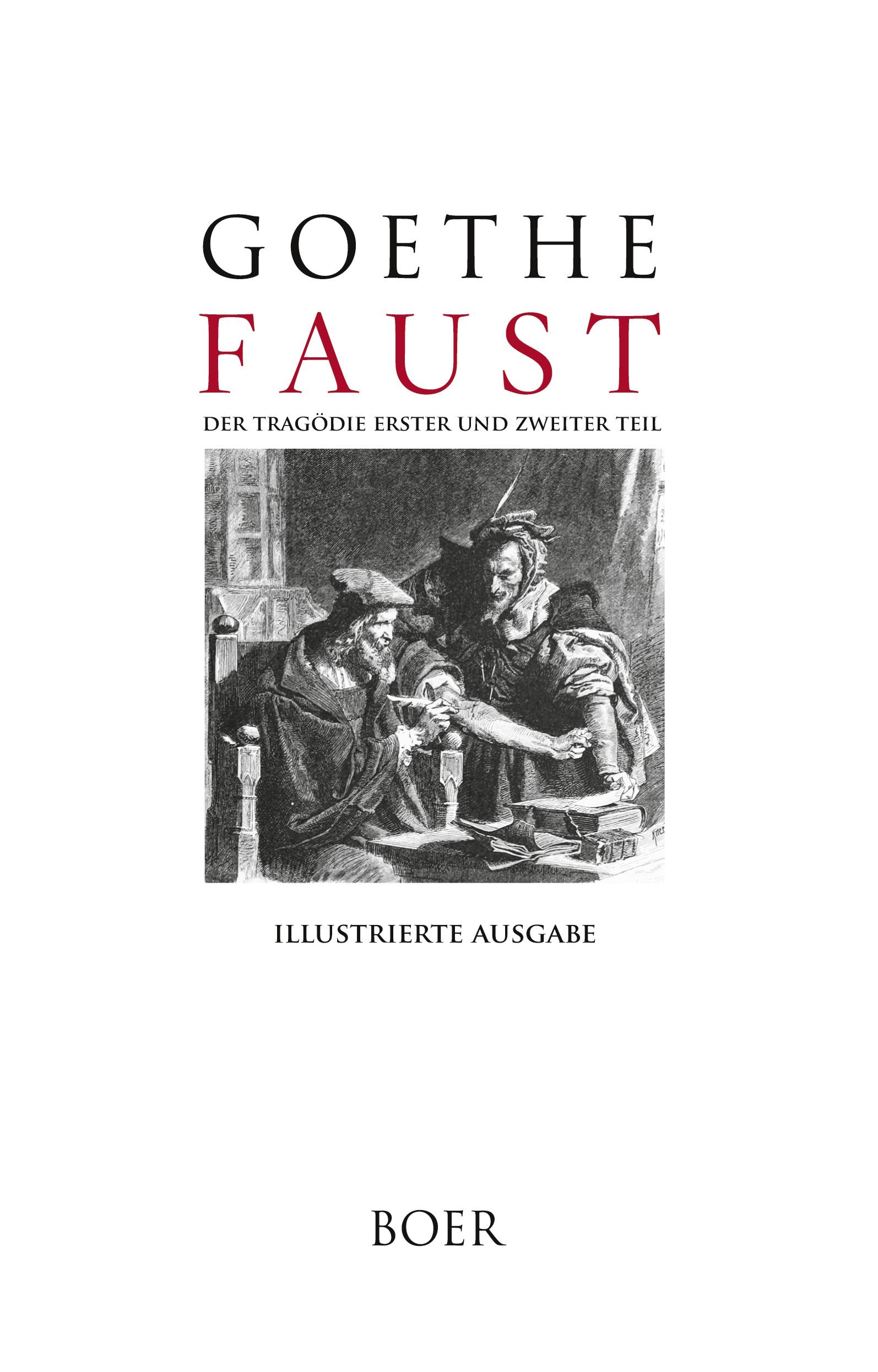 Vorderes Coverbild Faust. Der Tragödie erster und zweiter Teil