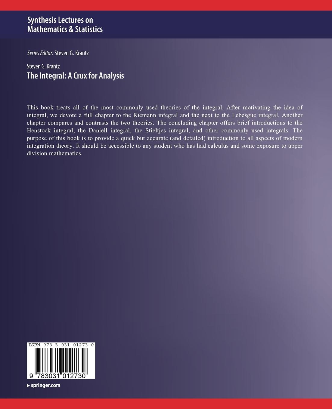 Rückseitencover The Integral