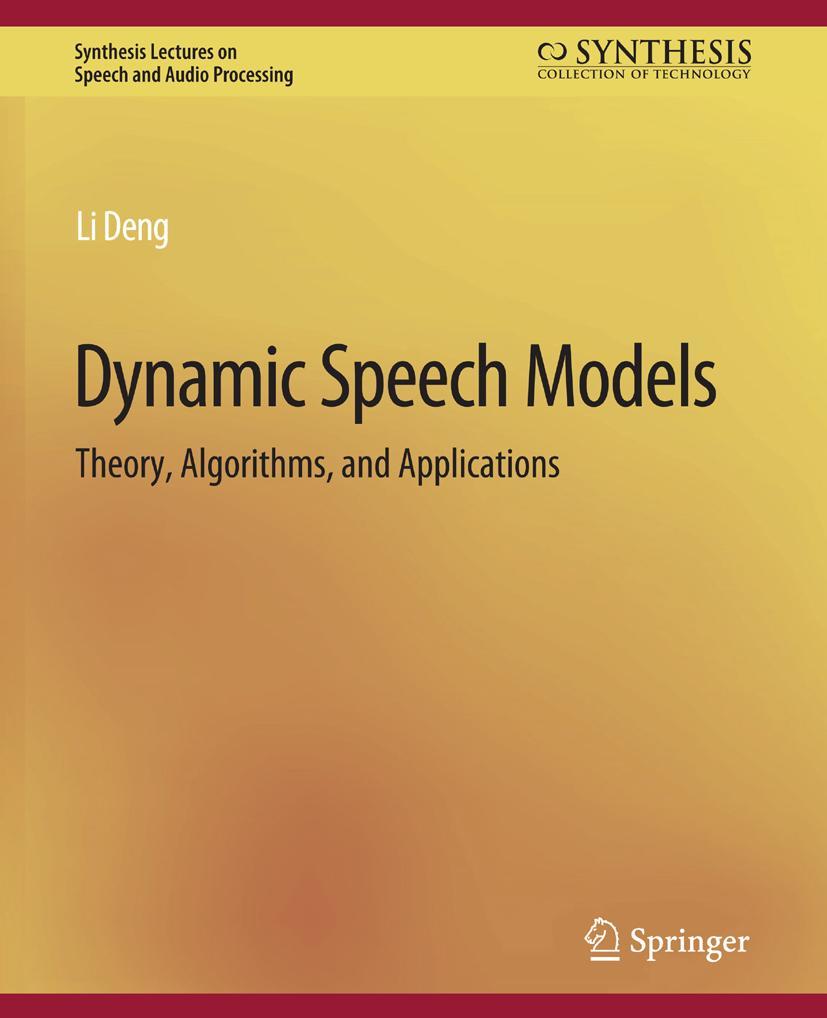 Vorderes Coverbild Dynamic Speech Models