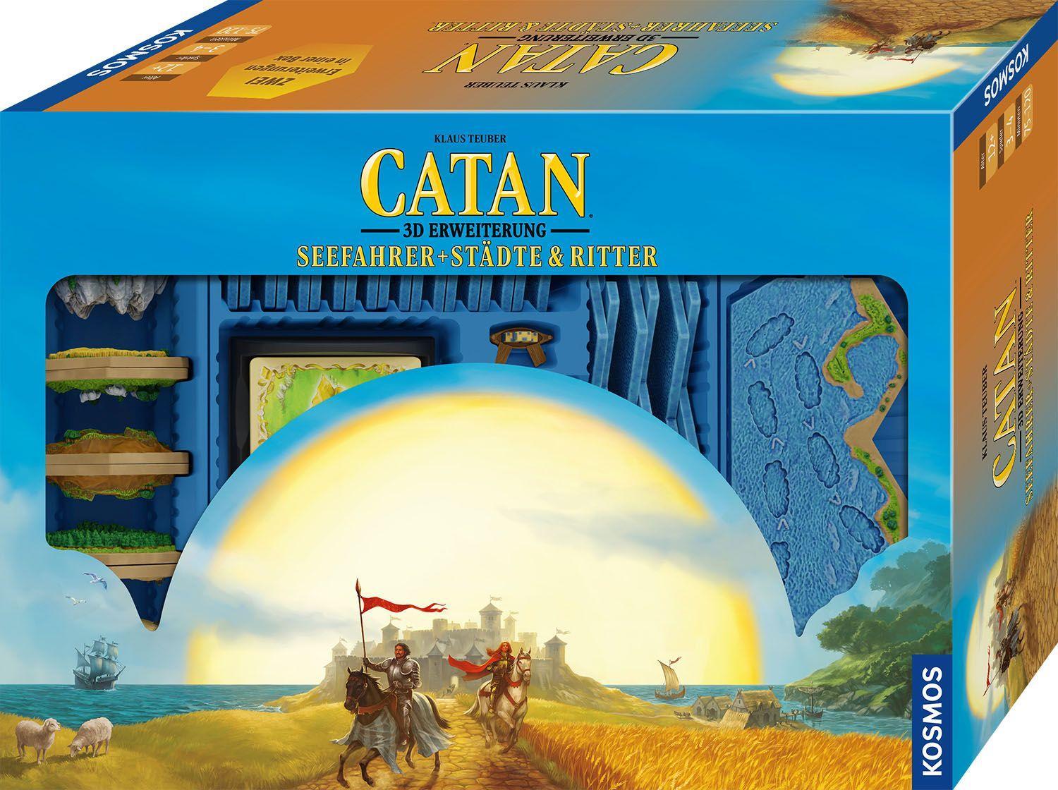 Vorderes Coverbild CATAN 3D - Seefahrer + Städte & Ritter
