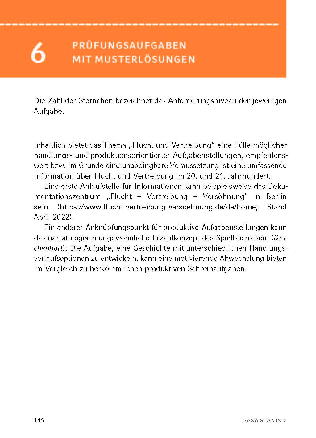 Beispielinhalt (Bild) Herkunft - Textanalyse und Interpretation