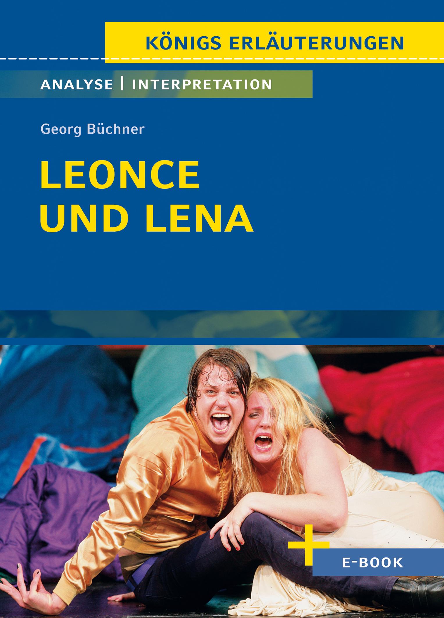 Vorderes Coverbild Leonce und Lena - Textanalyse und Interpretation