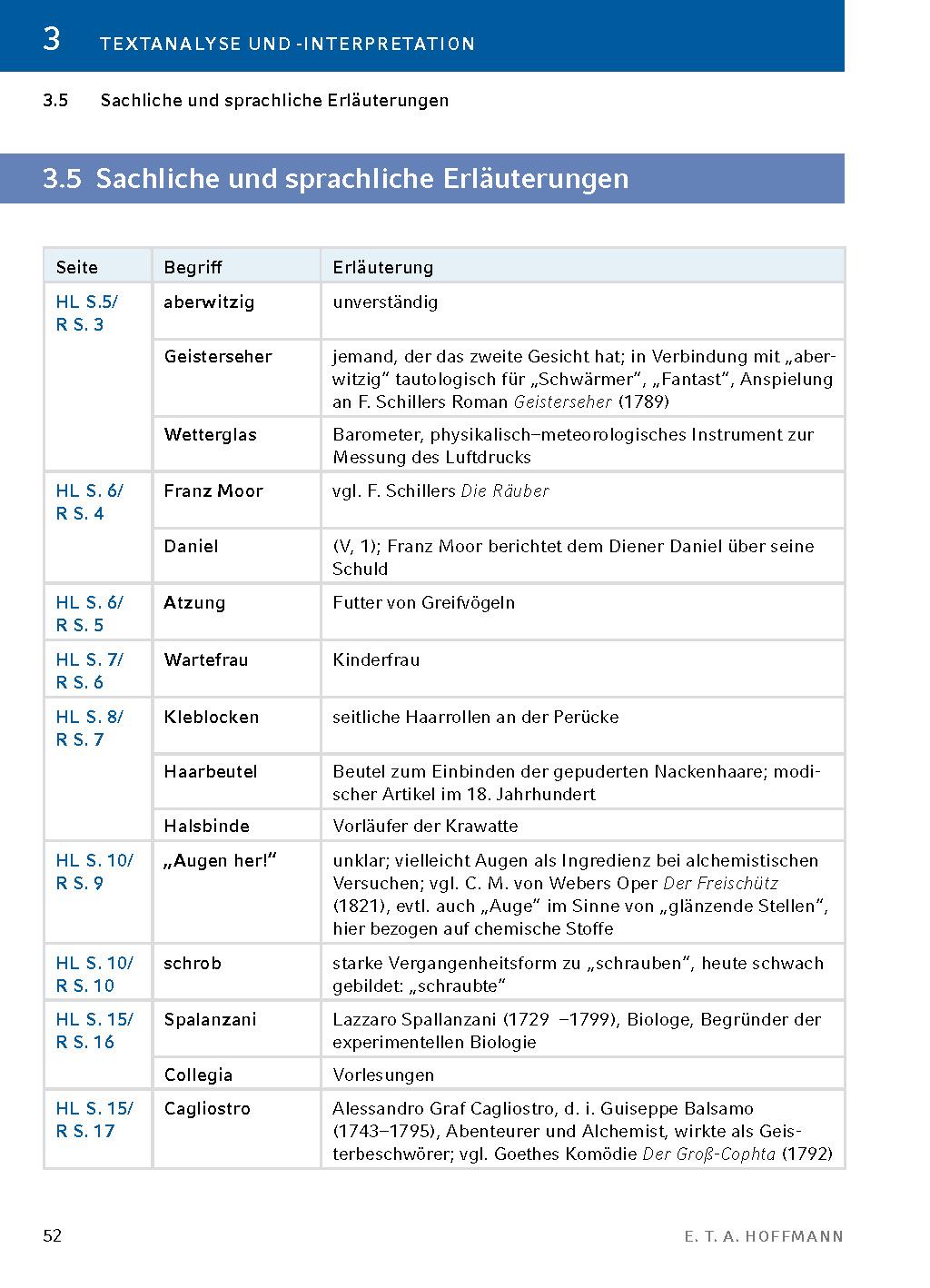 Beispielinhalt (Bild) Der Sandmann  - Textanalyse und Interpretation