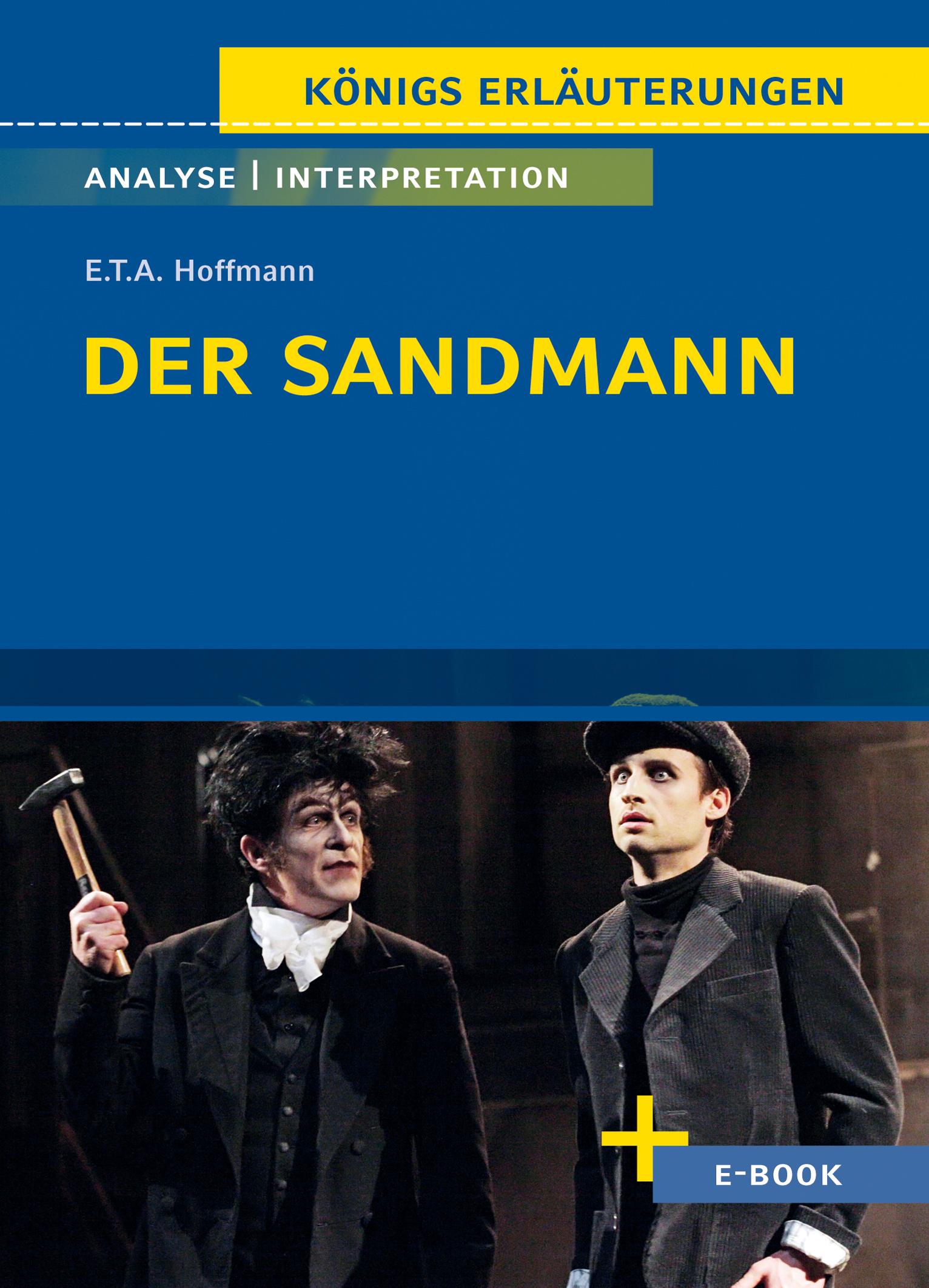 Vorderes Coverbild Der Sandmann  - Textanalyse und Interpretation