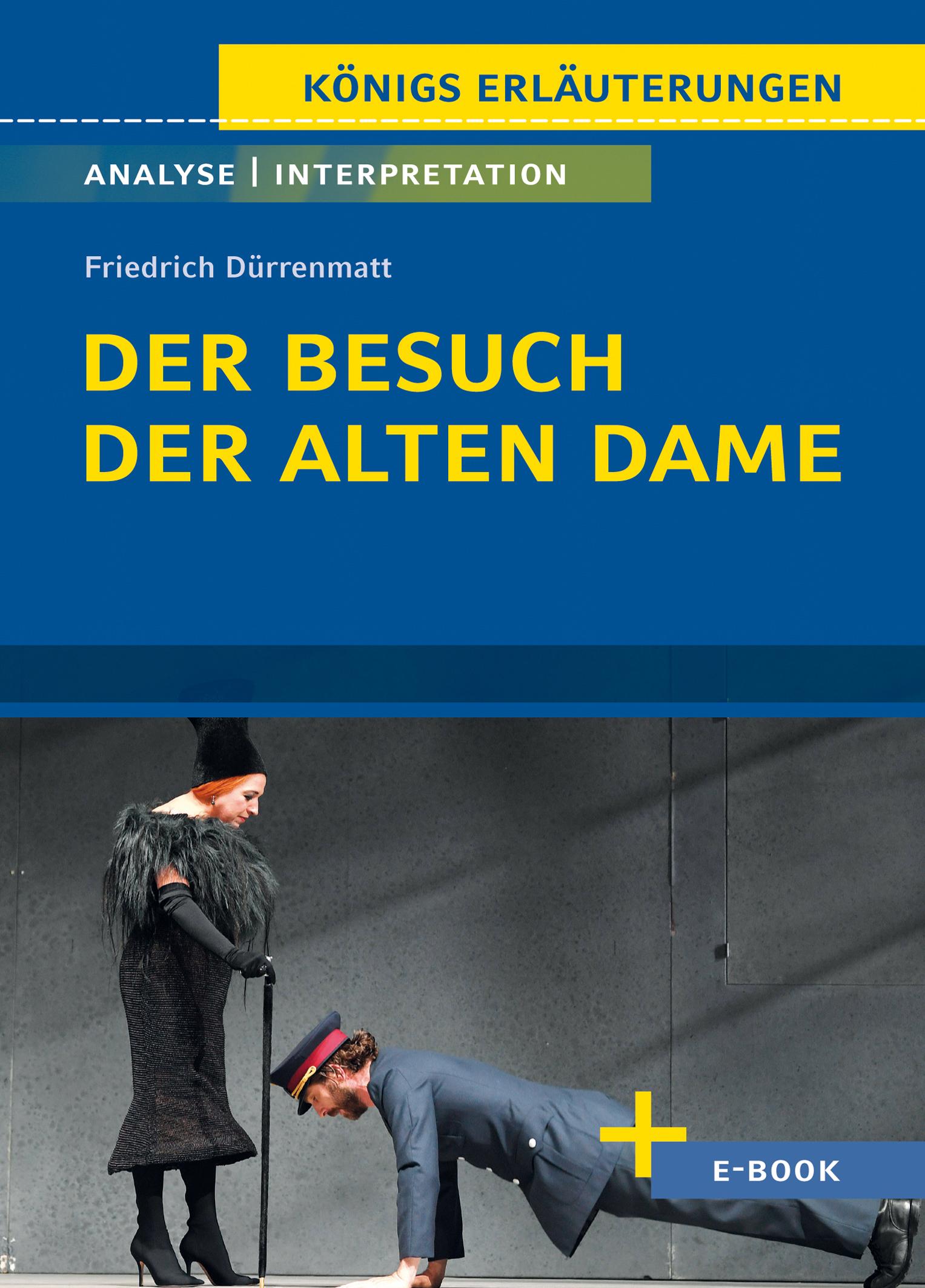 Vorderes Coverbild Der Besuch der alten Dame - Textanalyse und Interpretation