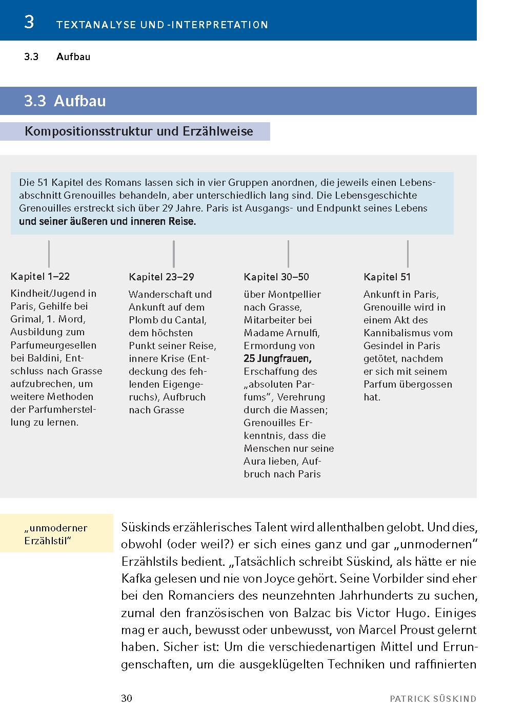 Beispielinhalt (Bild) Das Parfum - Textanalyse und Interpretation