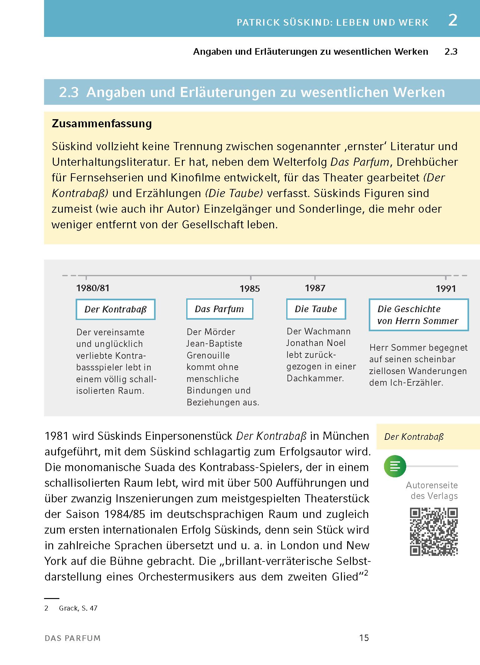 Beispielinhalt (Bild) Das Parfum - Textanalyse und Interpretation