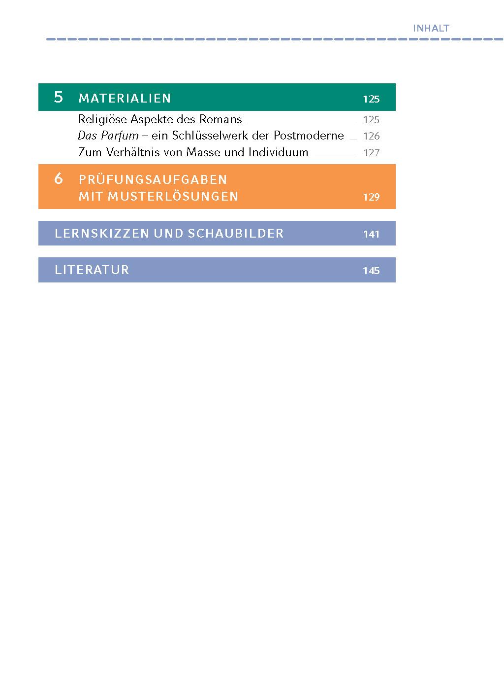 Beispielinhalt (Bild) Das Parfum - Textanalyse und Interpretation