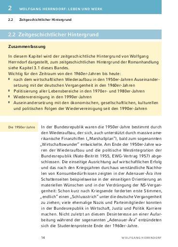 Beispielinhalt (Bild) Tschick - Textanalyse und Interpretation