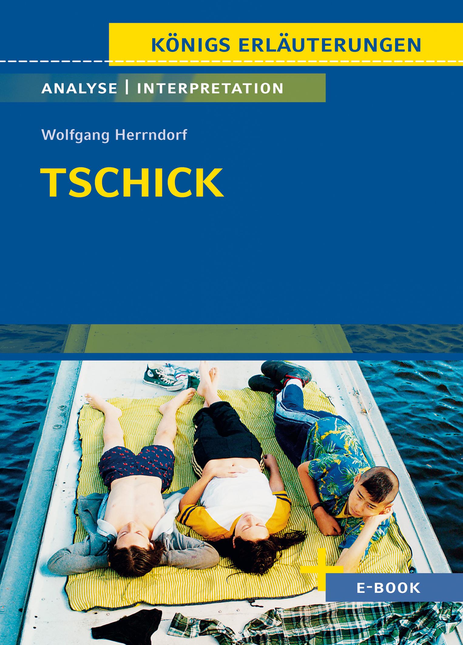 Vorderes Coverbild Tschick - Textanalyse und Interpretation