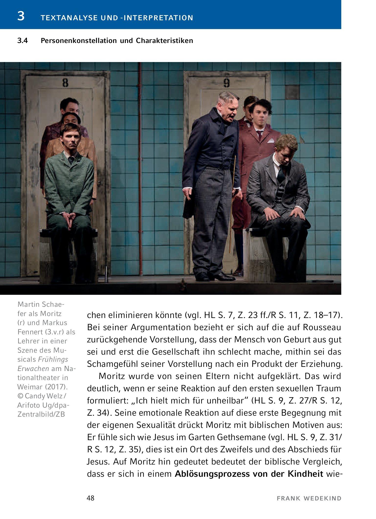 Beispielinhalt (Bild) Frühlings Erwachen - Textanalyse und Interpretation