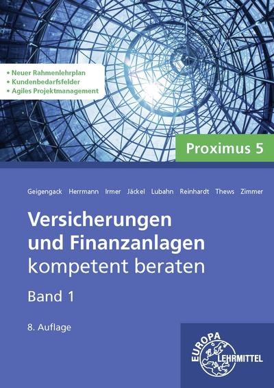 Vorderes Coverbild Versicherungen und Finanzanlagen Band 1 - Proximus 5