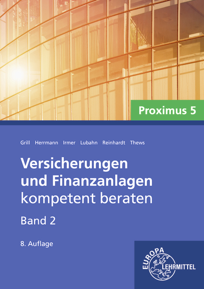 Vorderes Coverbild Versicherungen und Finanzanlagen Band 2 - Proximus 5