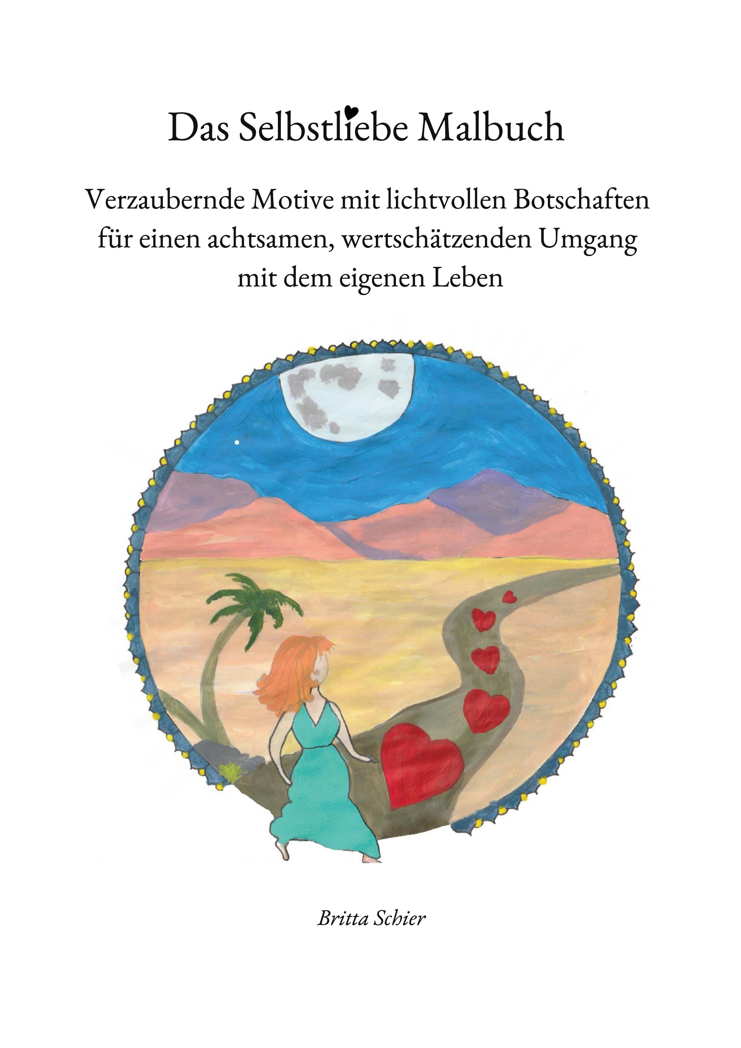 Vorderes Coverbild Das Selbstliebe Malbuch