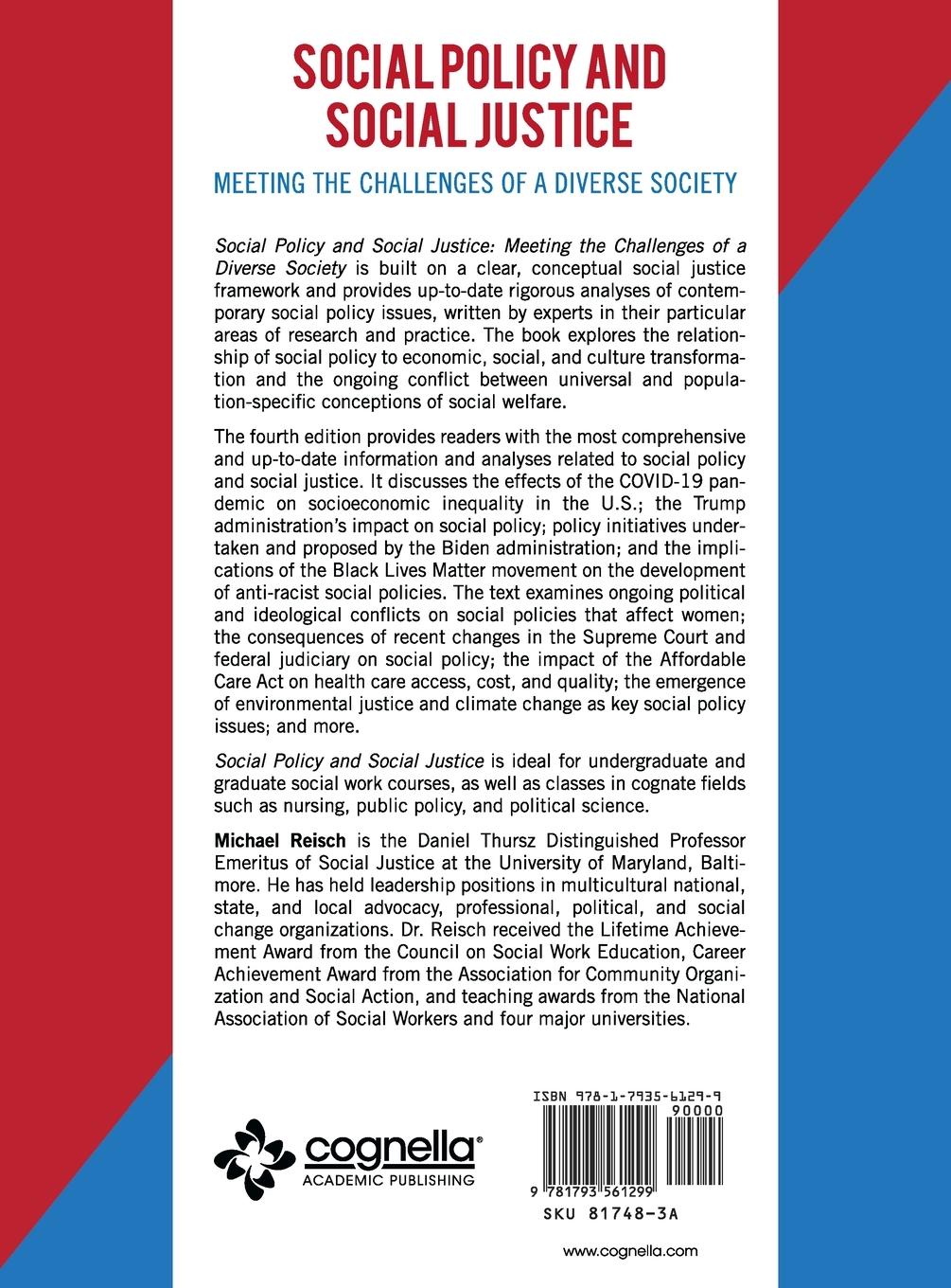 Rückseitencover Social Policy and Social Justice