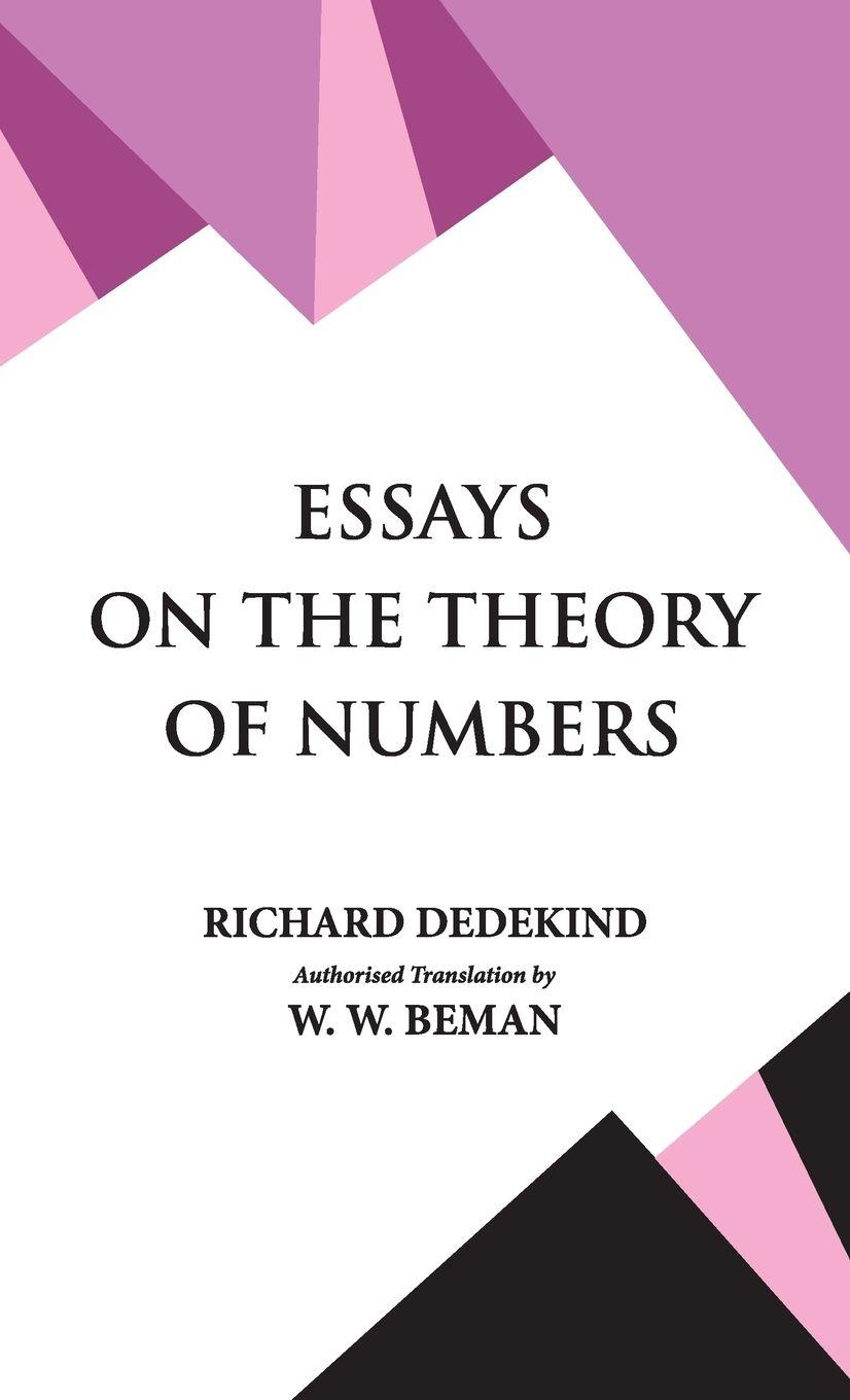 Vorderes Coverbild Essays on the Theory of Numbers