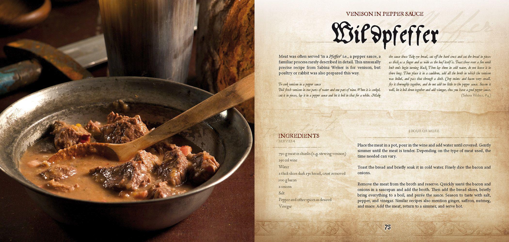 Beispielinhalt (Bild) Landsknecht Cookbook