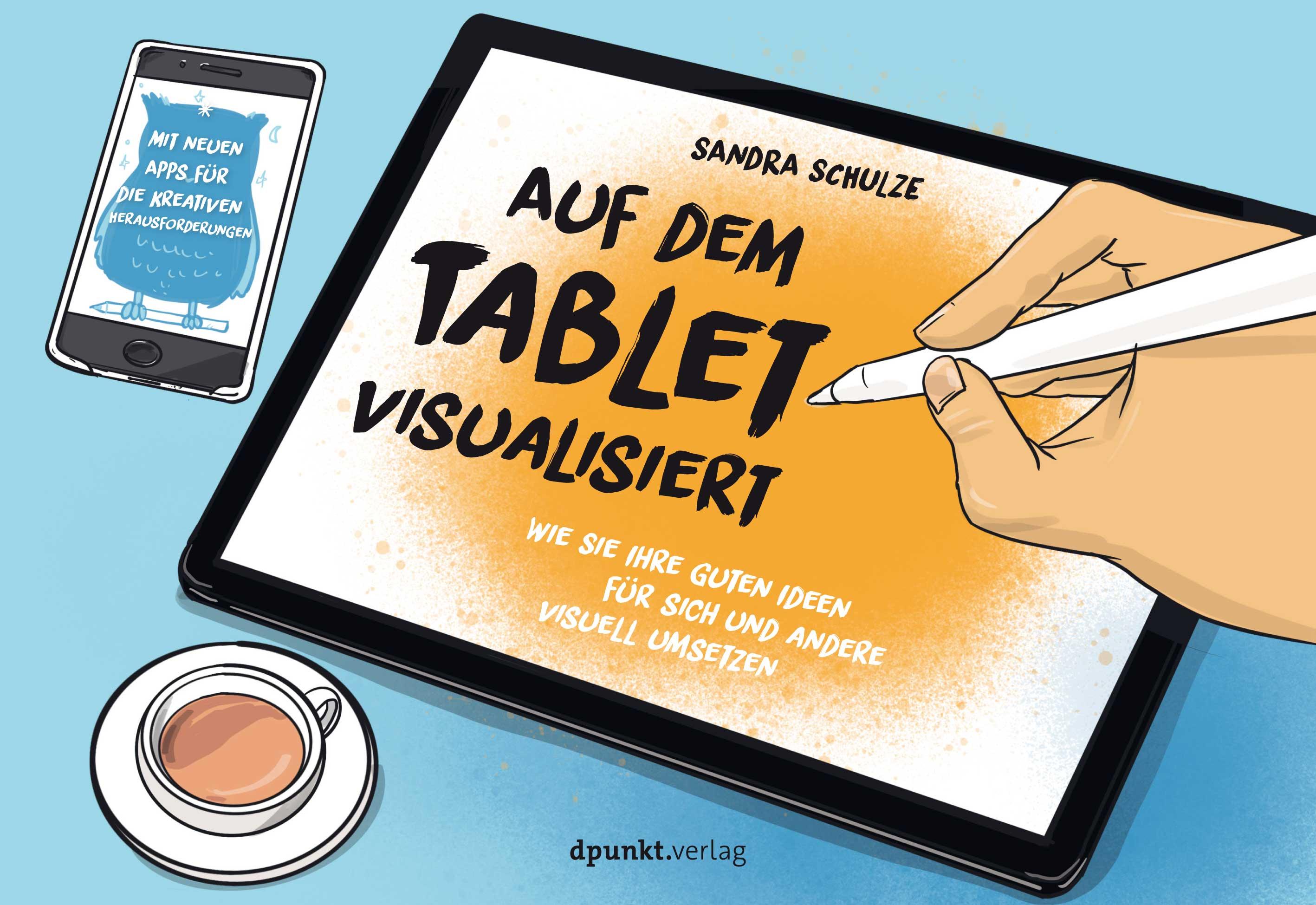 Vorderes Coverbild Auf dem Tablet visualisiert