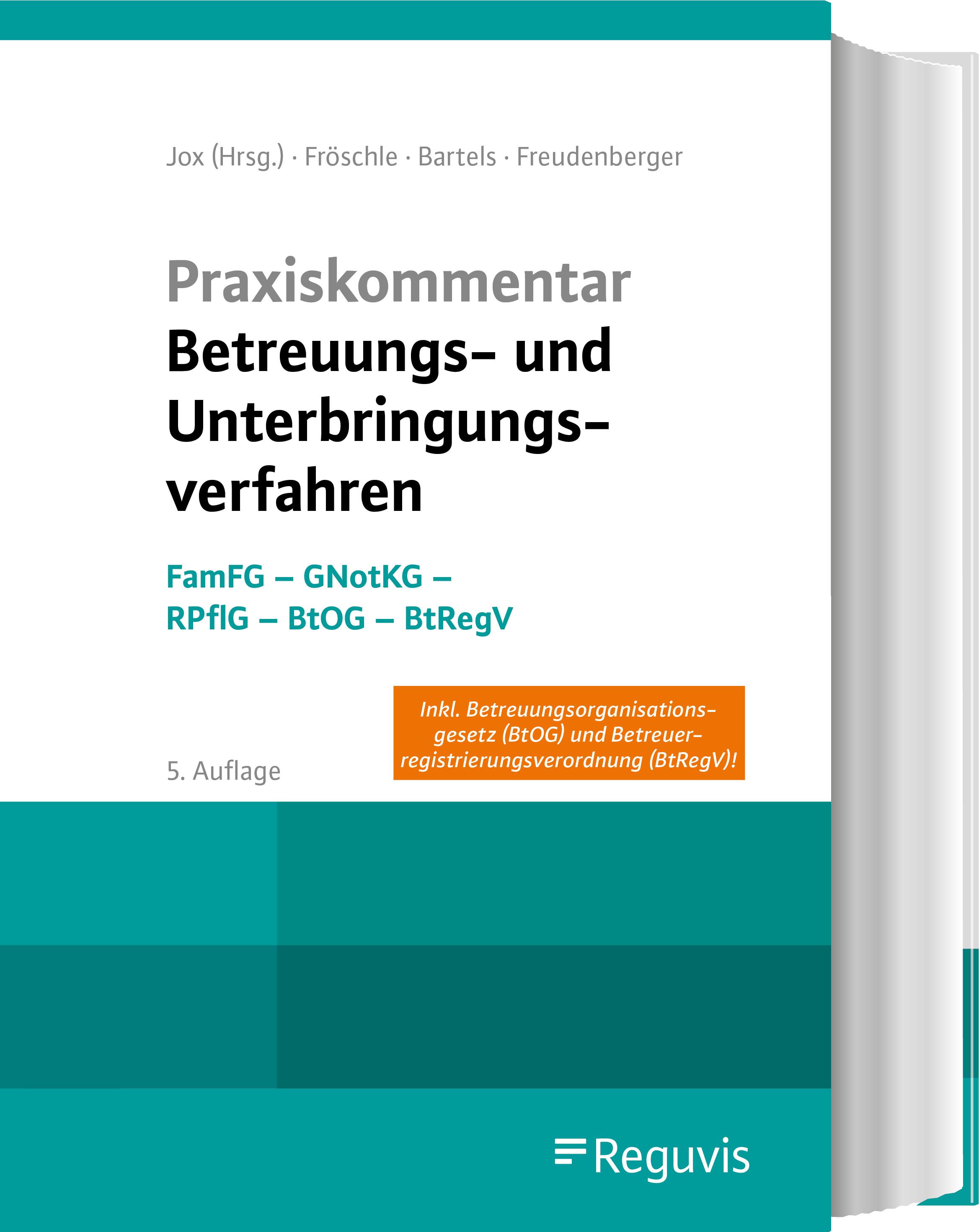Vorderes Coverbild Praxiskommentar Betreuungs- und Unterbringungsverfahren