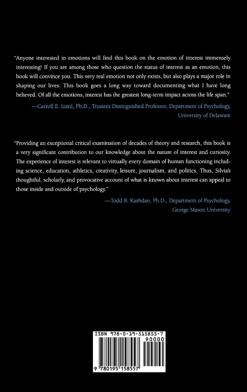 Rückseitencover Exploring the Psychology of Interest