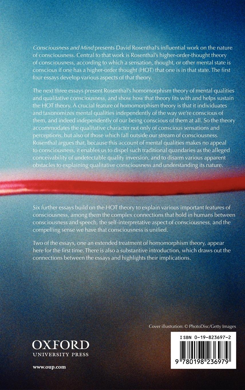 Rückseitencover Consciousness and Mind