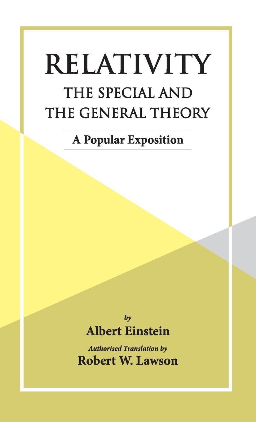 Vorderes Coverbild Relativity The Special And The General Theory
